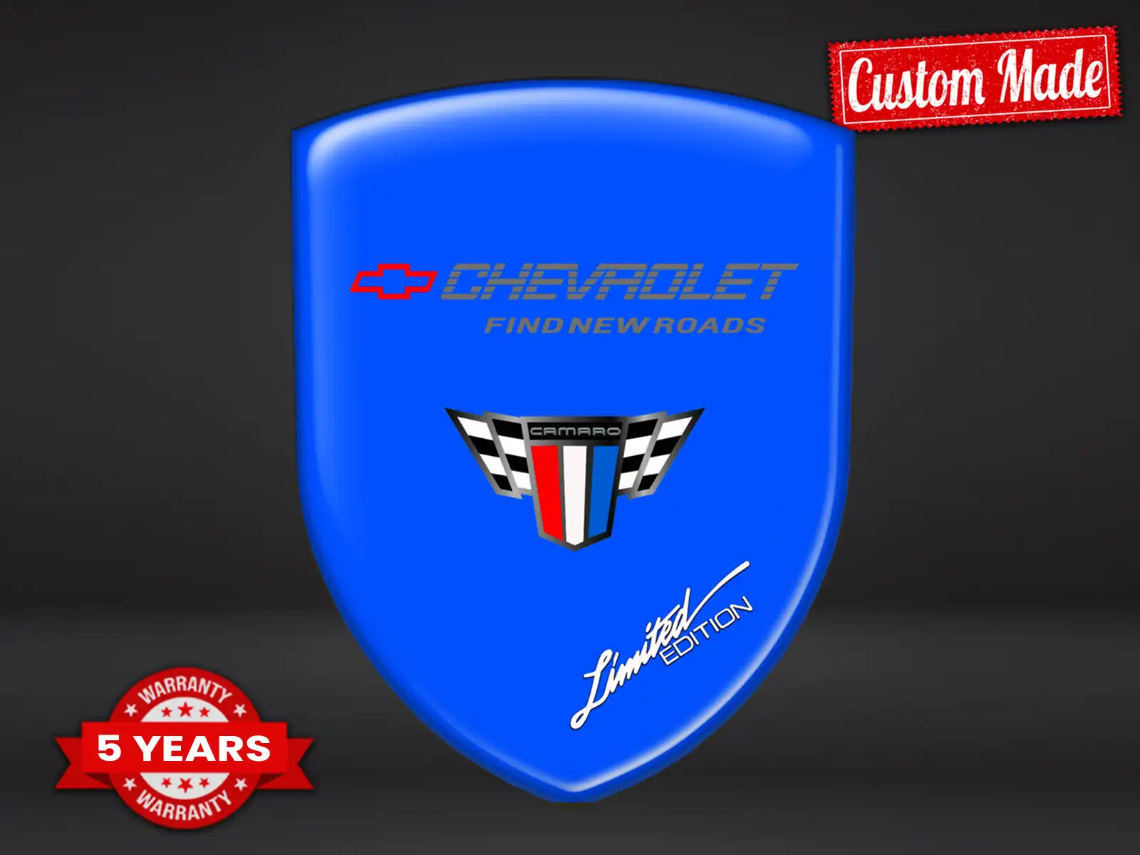 Chevrolet Etiquetas Negocio Carreras Premium Diseño Estilizado